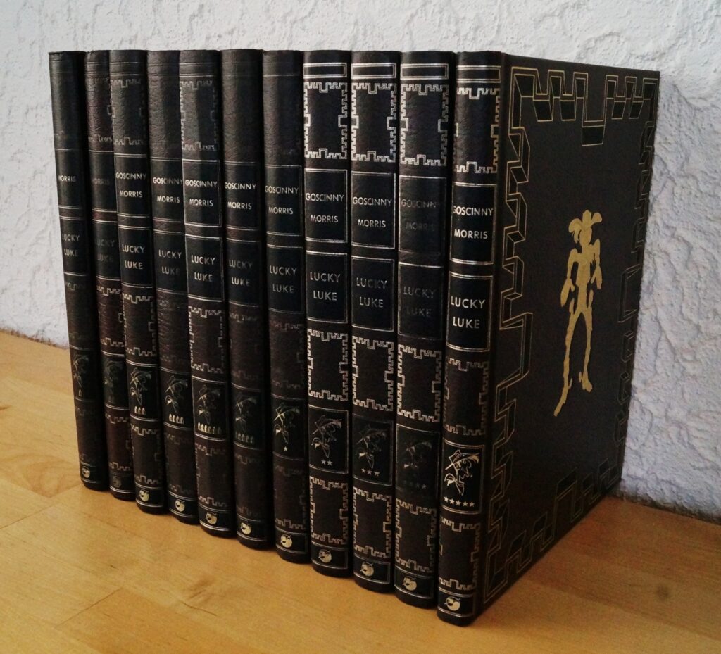 11 volumes de Lucky Luke, édition Rombaldi