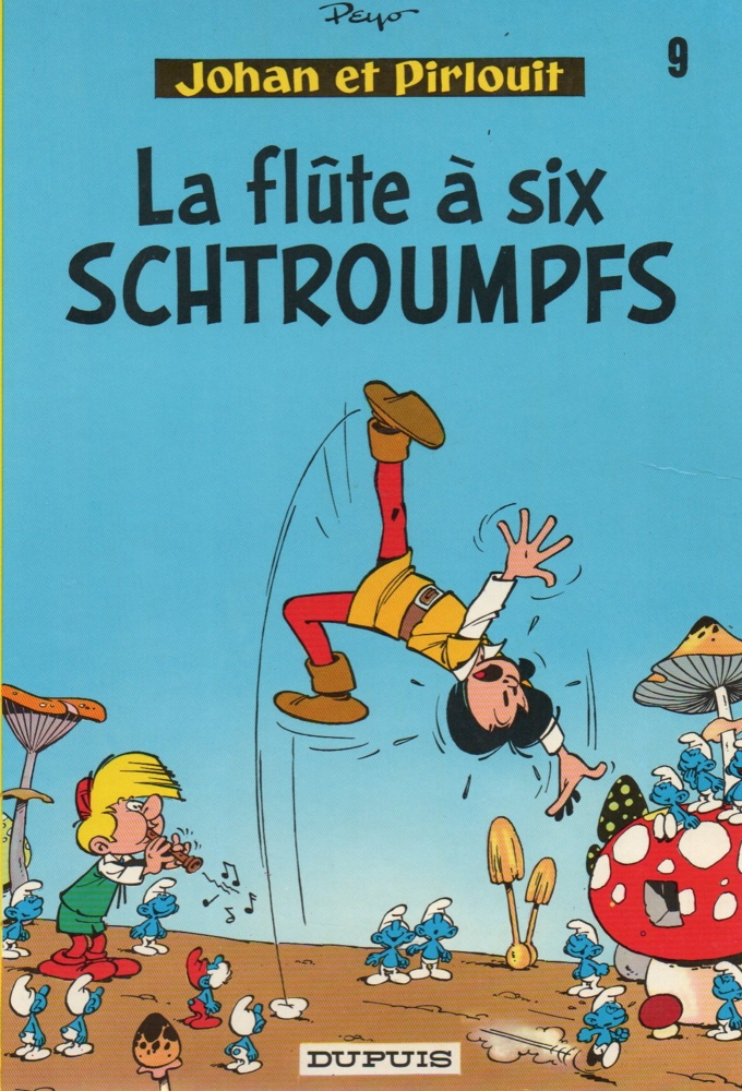 Johan et Pirlouit, la flûte à six schtroumphs, édition 1983.